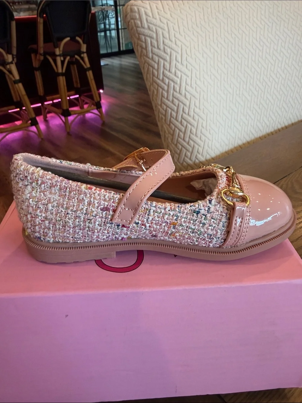 NEW! Olivia Miller Clear Skyz Toddler Girls' Flats
